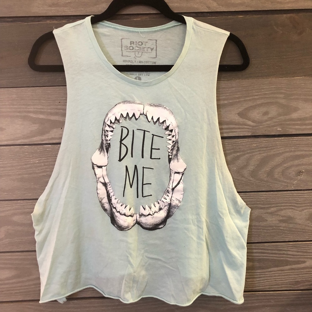 pac sun riot society shark tank top